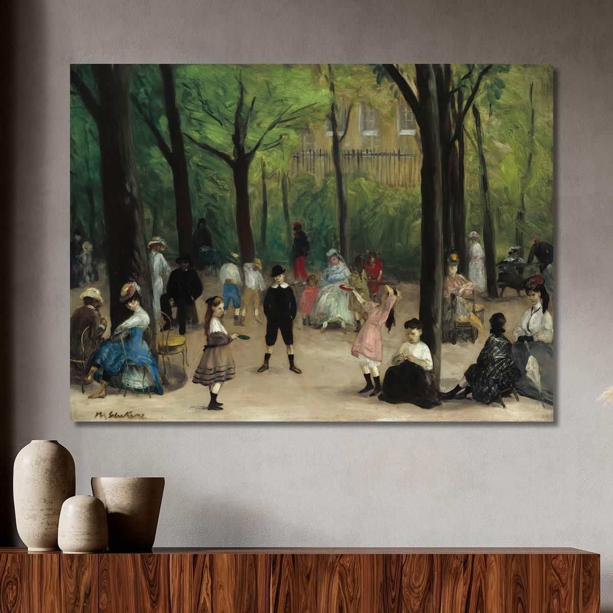 Luxembourg Gardens William James Glackens wjg27 canvas print 