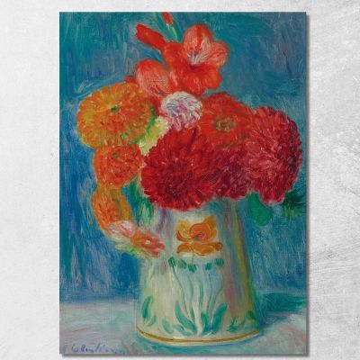 Still Life With Lilies William James Glackens wjg47 canvas print 