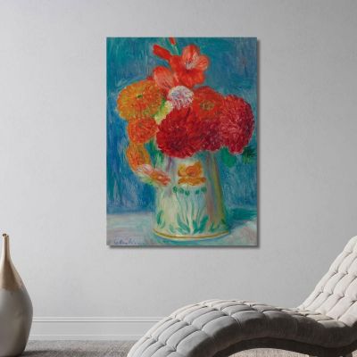 Still Life With Lilies William James Glackens wjg47 canvas print 