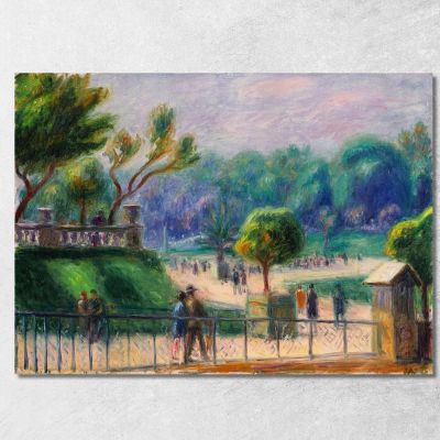 The Balustrade Luxembourg Gardens William James Glackens wjg53 canvas print 