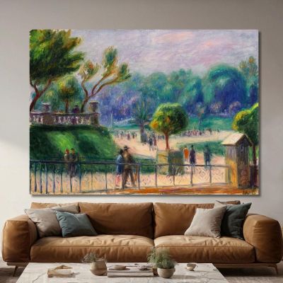 The Balustrade Luxembourg Gardens William James Glackens wjg53 canvas print 
