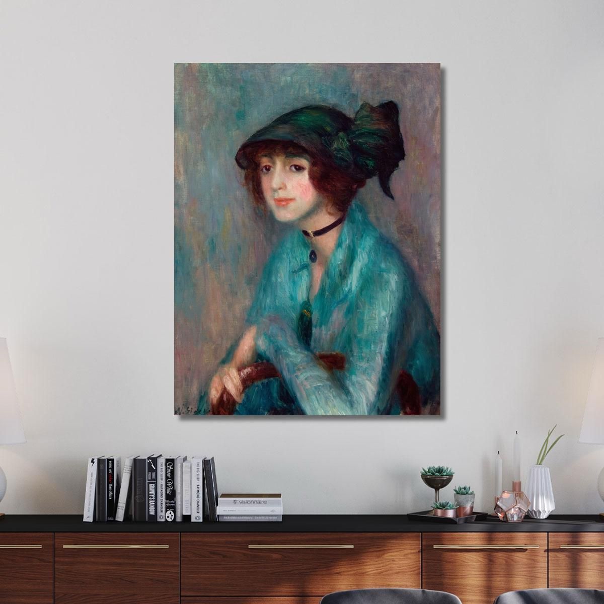 The Brunette William James Glackens wjg55 canvas print 