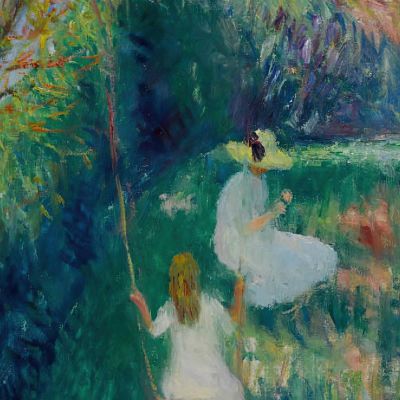 The Swing William James Glackens wjg61 canvas print