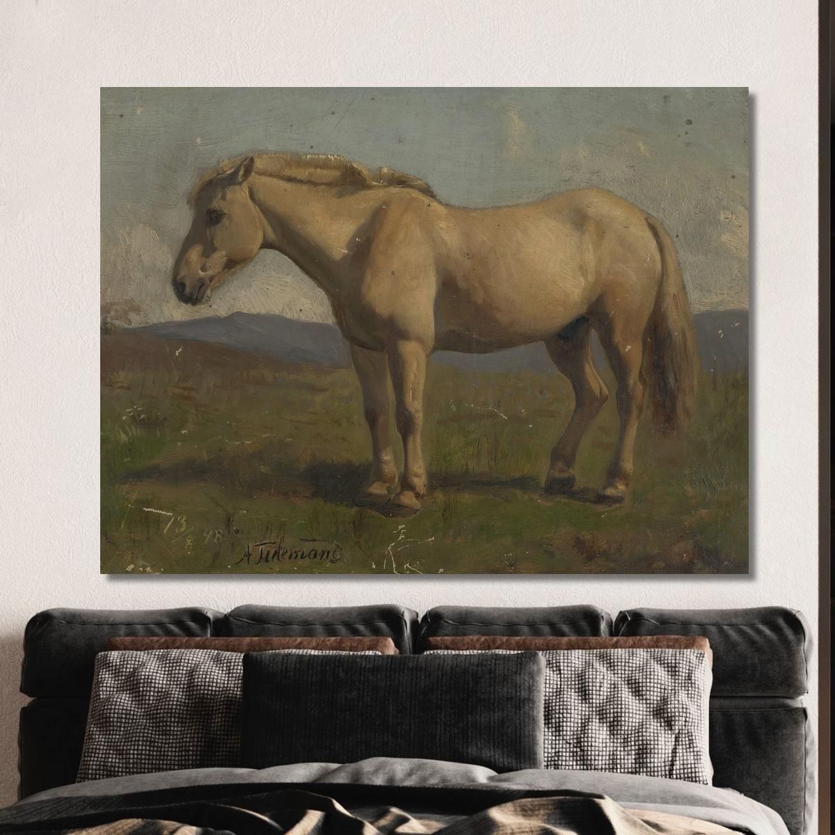 A Dun Horse Adolph Tidemand atd2 canvas print 