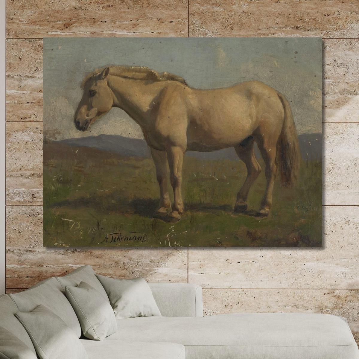 A Dun Horse Adolph Tidemand atd2 canvas print 