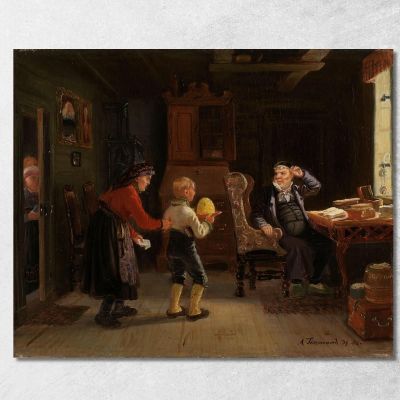 Notification For Confirmation Adolph Tidemand atd8 canvas print 