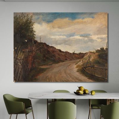 Country Road Adolph Tidemand atd14 canvas print 