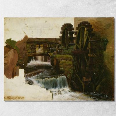 Millstream Adolph Tidemand atd43 canvas print 