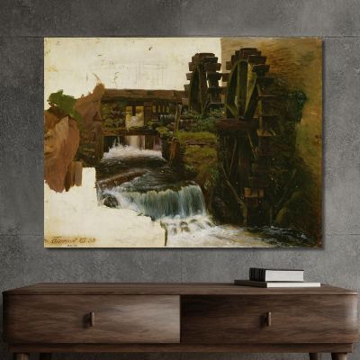 Millstream Adolph Tidemand atd43 canvas print 