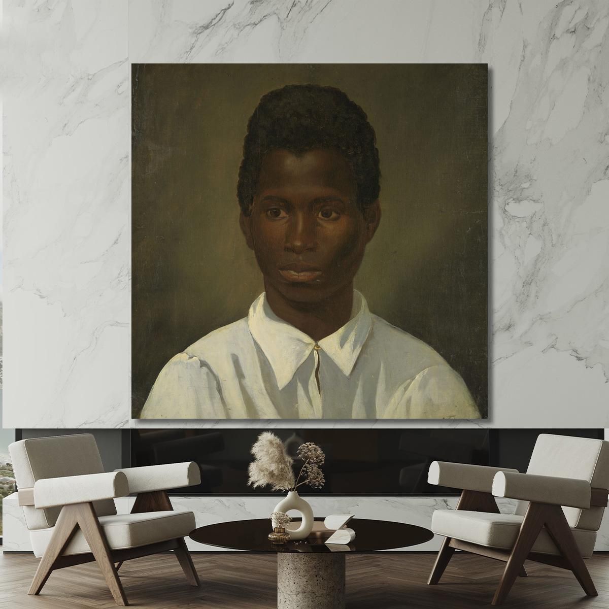 Portrait Of A Young Man Adolph Tidemand atd53 canvas print 