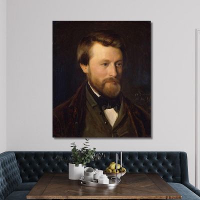 Portrait Of Emil Tidemand The Artist'S Brother Adolph Tidemand atd56 canvas print 