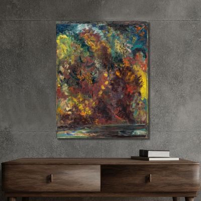 Autumn On A River Bank Arnold Peter Weisz-Kubínčan apw2 canvas print 