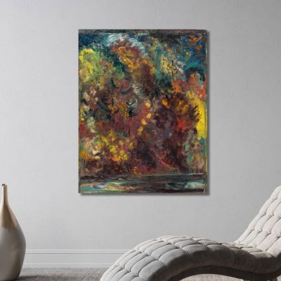Autumn On A River Bank Arnold Peter Weisz-Kubínčan apw2 canvas print 