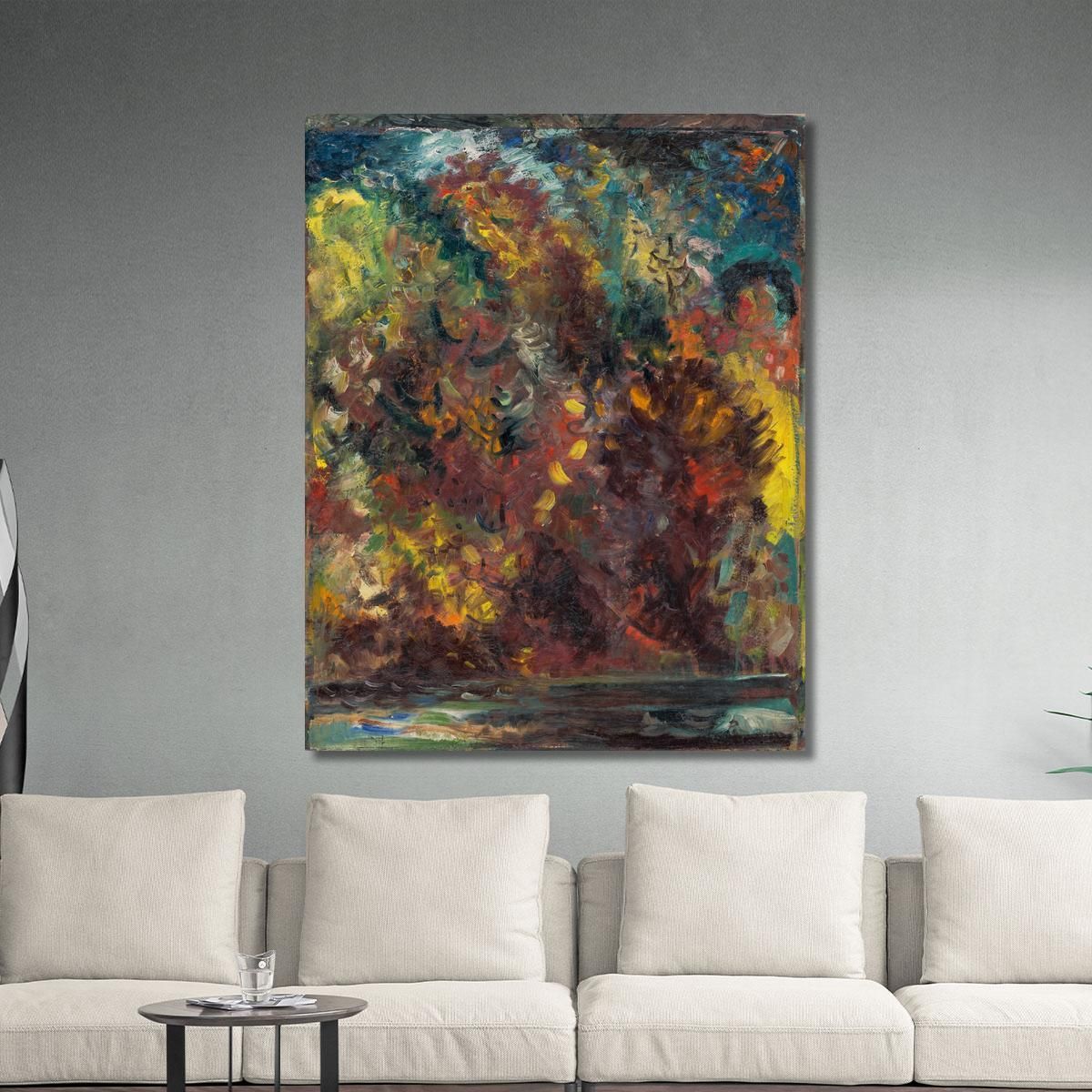 Autumn On A River Bank Arnold Peter Weisz-Kubínčan apw2 canvas print 