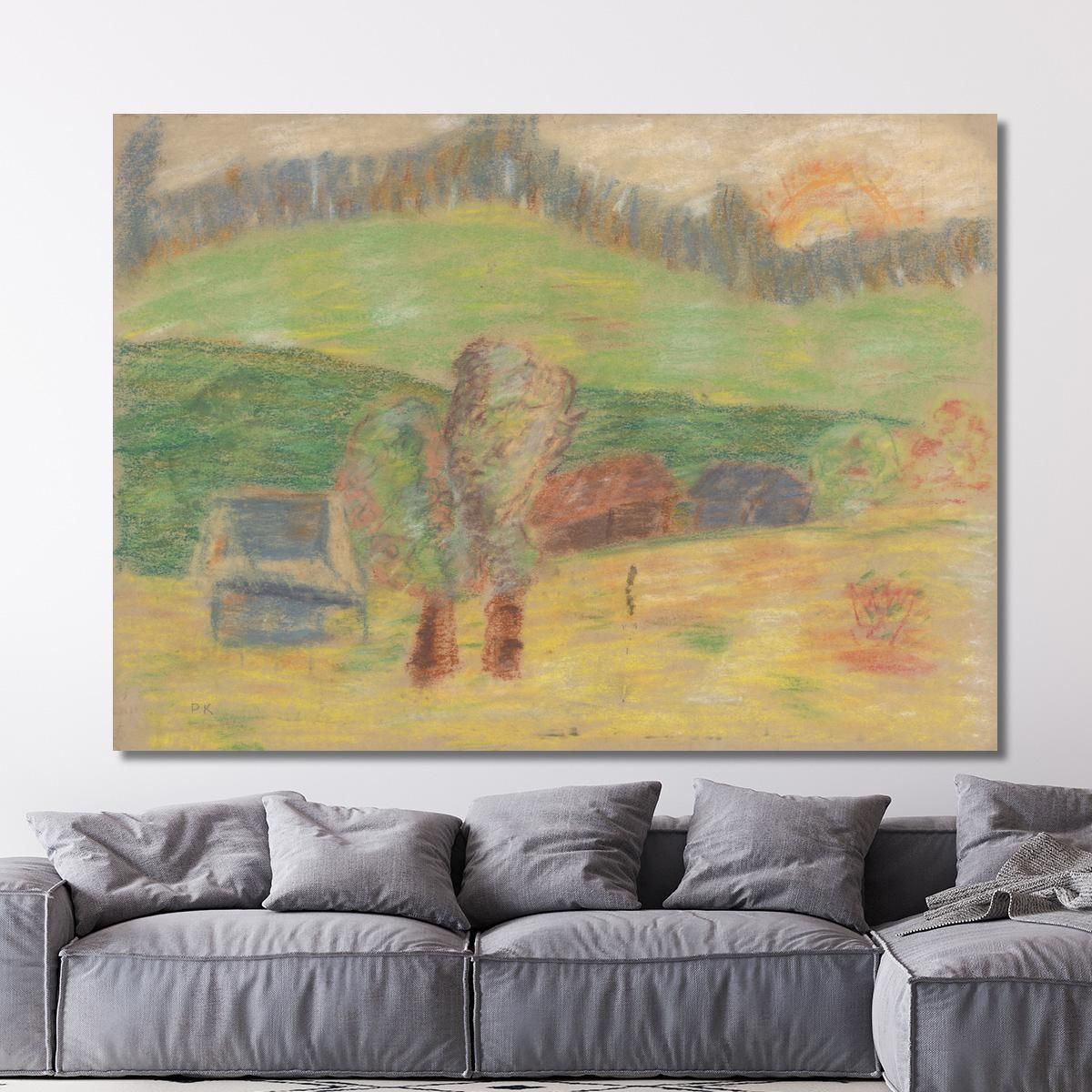 Hay Barn Arnold Peter Weisz-Kubínčan apw20 canvas print 