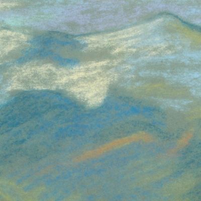 Hilly Landscape 2 Arnold Peter Weisz-Kubínčan apw24 canvas print