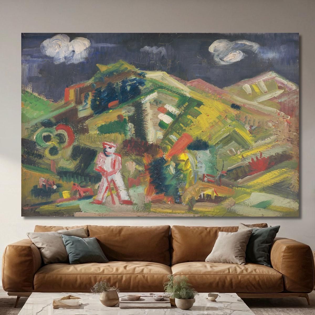 In The Pasture Arnold Peter Weisz-Kubínčan apw36 canvas print 
