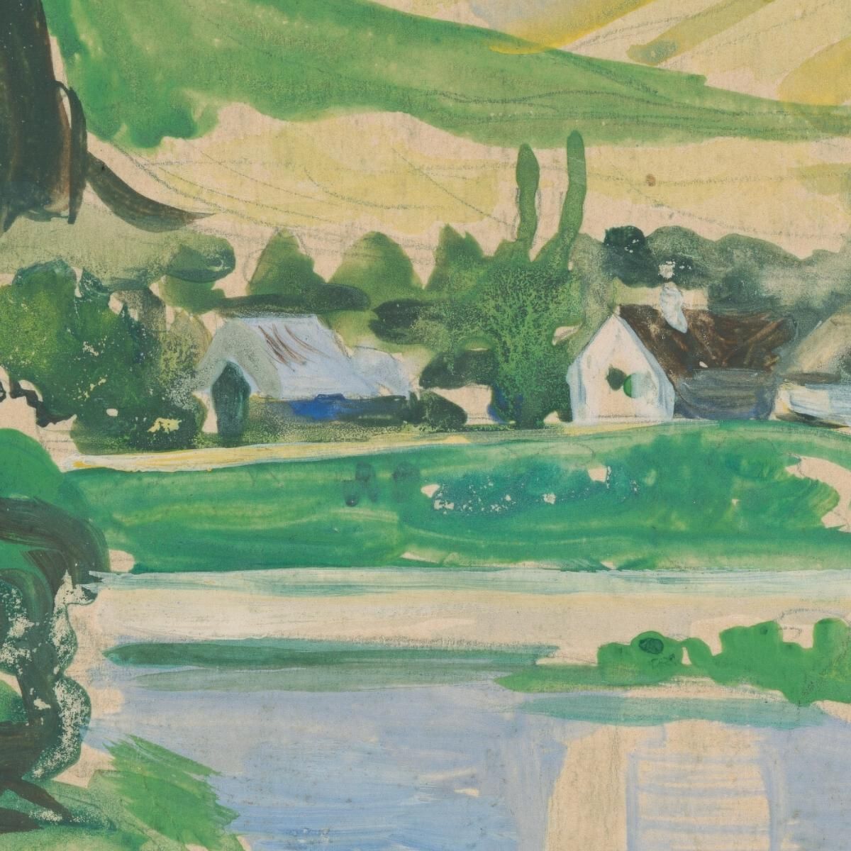 Landscape Arnold Peter Weisz-Kubínčan apw40 canvas print
