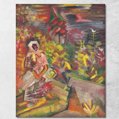 Peasant Woman Arnold Peter Weisz-Kubínčan apw55 canvas print 