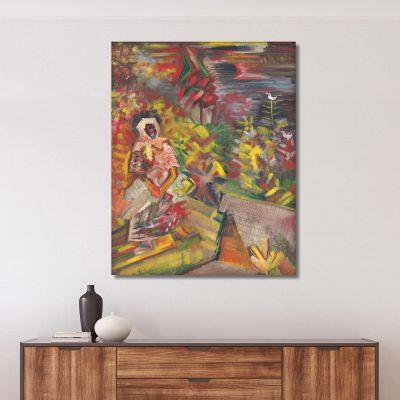 Peasant Woman Arnold Peter Weisz-Kubínčan apw55 canvas print 
