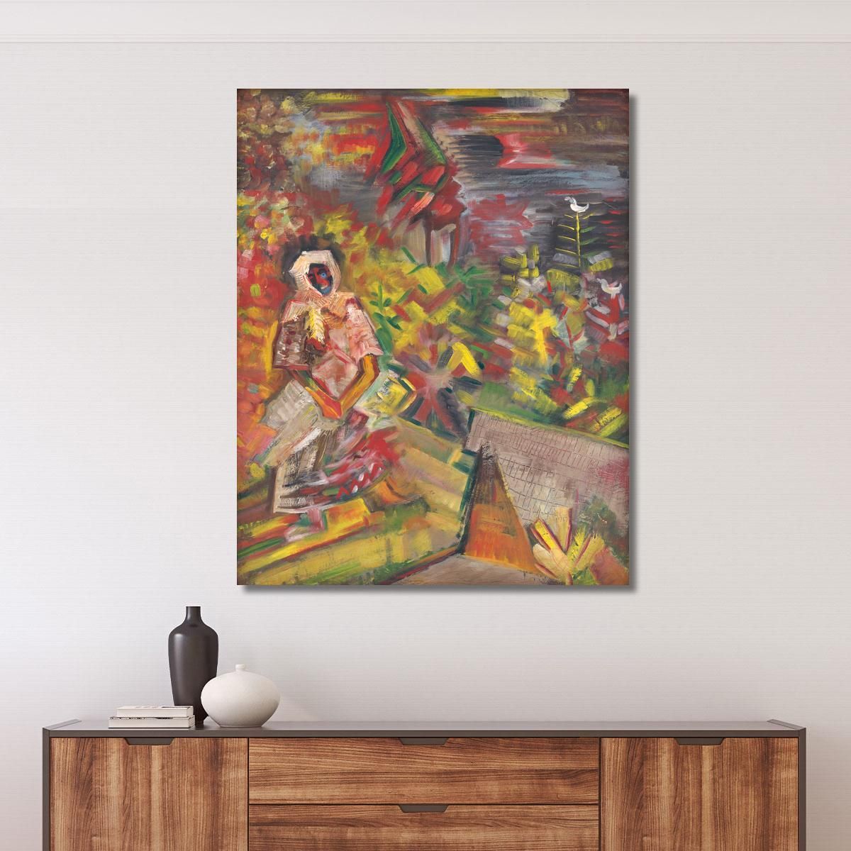 Peasant Woman Arnold Peter Weisz-Kubínčan apw55 canvas print 