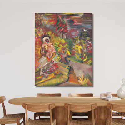 Peasant Woman Arnold Peter Weisz-Kubínčan apw55 canvas print 