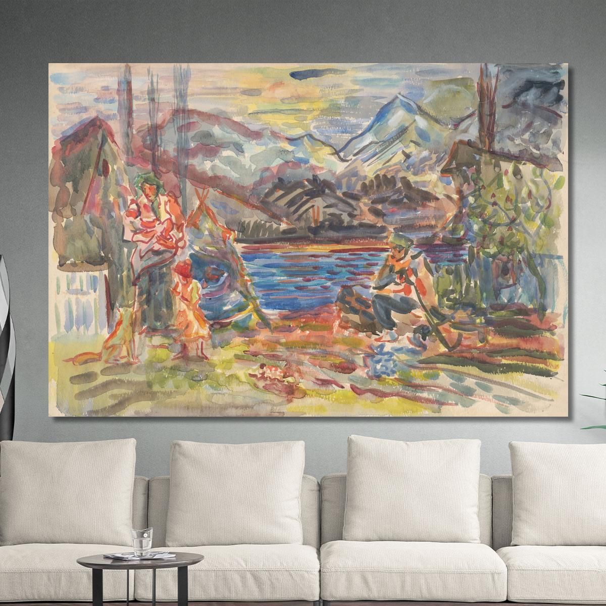 Slovak Family Arnold Peter Weisz-Kubínčan apw73 canvas print 