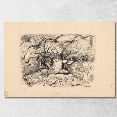 Stories In Wilderness 2 Arnold Peter Weisz-Kubínčan apw79 canvas print 