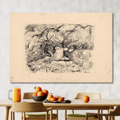 Stories In Wilderness 2 Arnold Peter Weisz-Kubínčan apw79 canvas print 