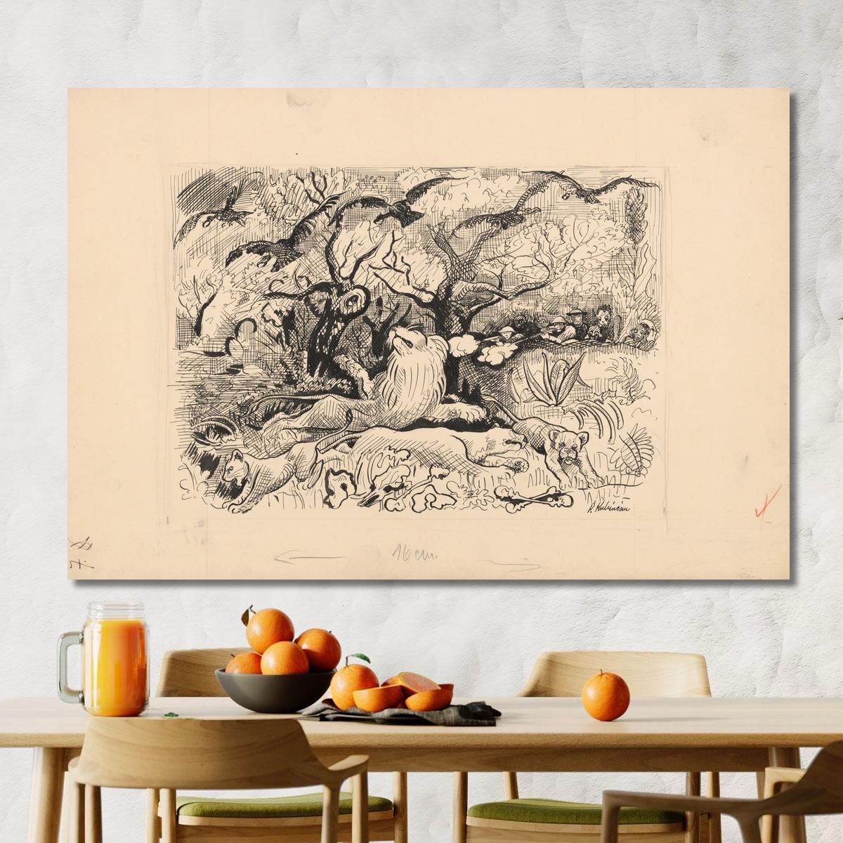 Stories In Wilderness 2 Arnold Peter Weisz-Kubínčan apw79 canvas print 