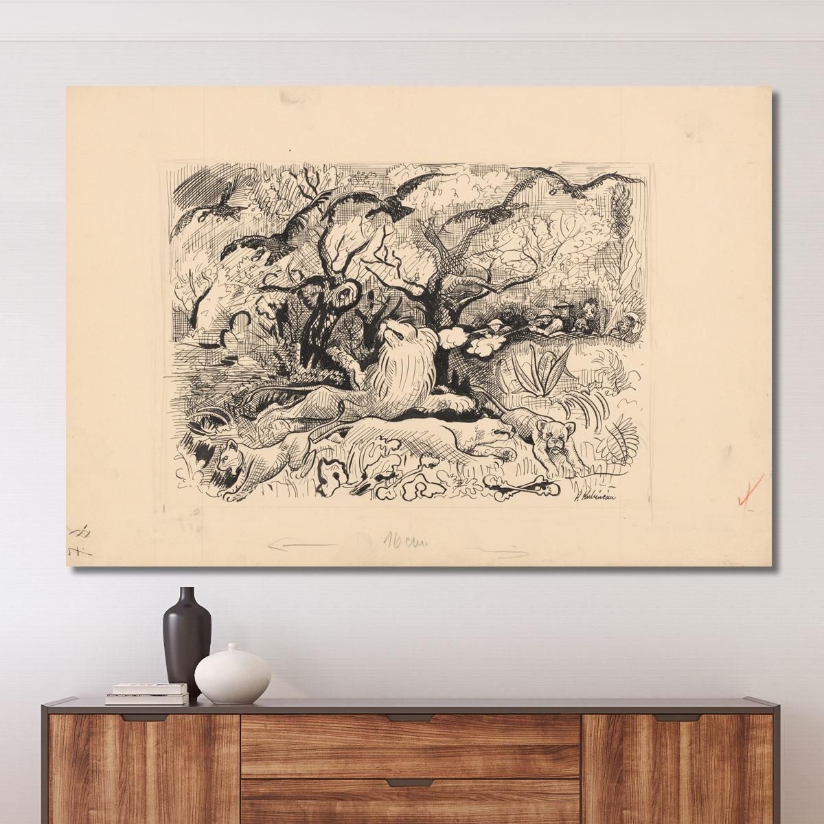 Stories In Wilderness 2 Arnold Peter Weisz-Kubínčan apw79 canvas print 