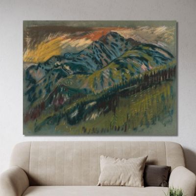The Roháče Mountains Arnold Peter Weisz-Kubínčan apw90 canvas print 