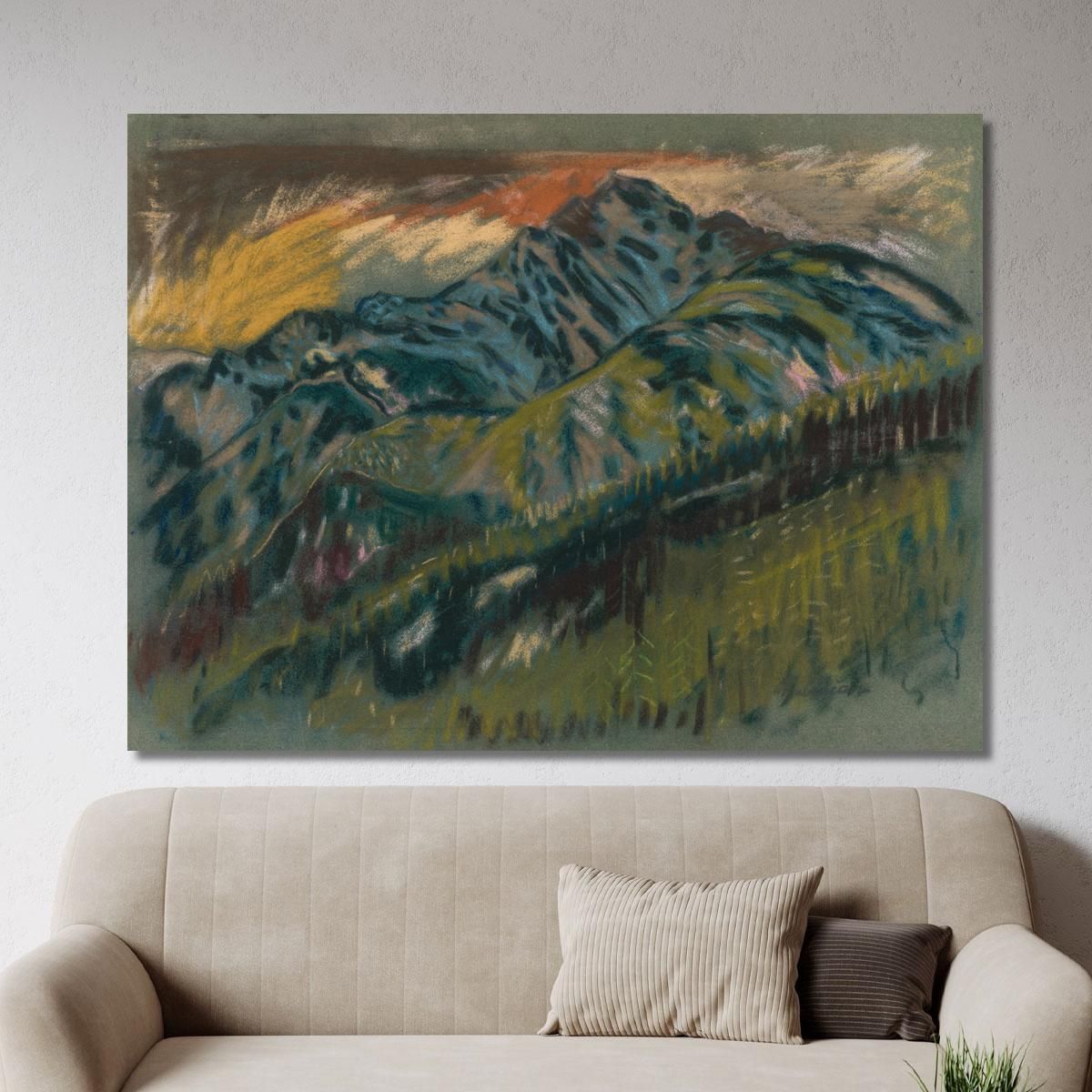 The Roháče Mountains Arnold Peter Weisz-Kubínčan apw90 canvas print 
