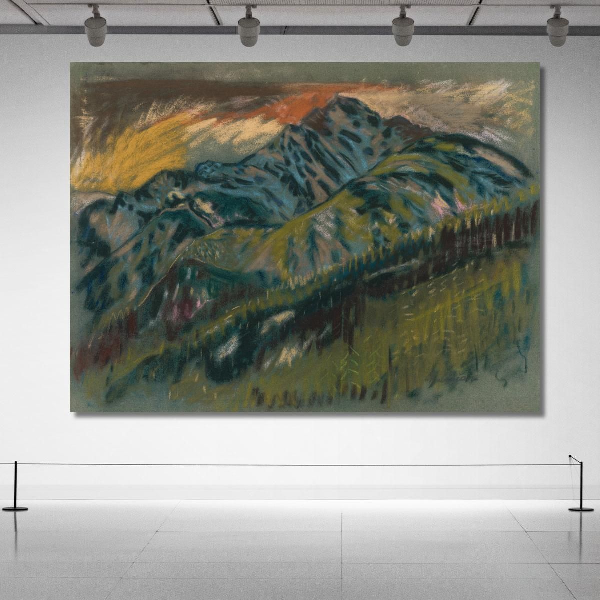The Roháče Mountains Arnold Peter Weisz-Kubínčan apw90 canvas print 
