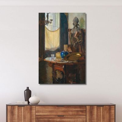 View Of The Studio Carl Moll cml50 canvas print 