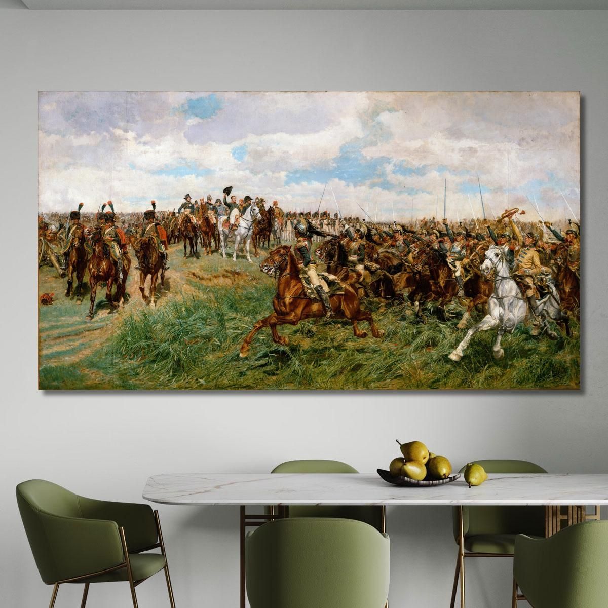 1807 Friedland Ernest Meissonier ems1 canvas print 