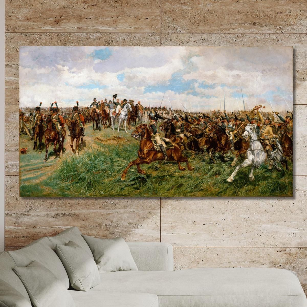 1807 Friedland Ernest Meissonier ems1 canvas print 