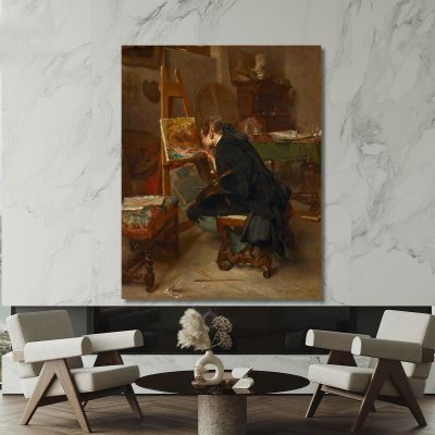 A Painter Ernest Meissonier ems6 canvas print 