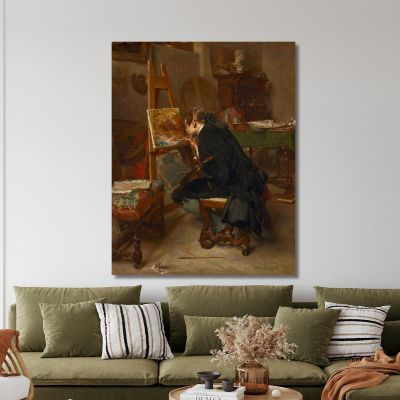 A Painter Ernest Meissonier ems6 canvas print 
