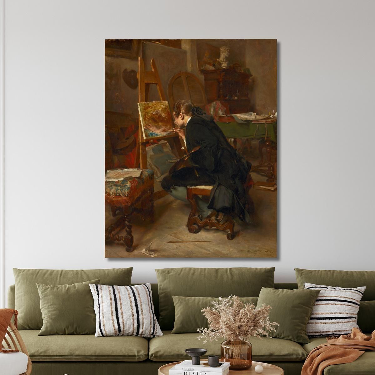 A Painter Ernest Meissonier ems6 canvas print 