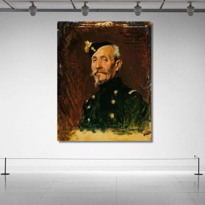 Colonel Félix Massue Ernest Meissonier ems14 canvas print 