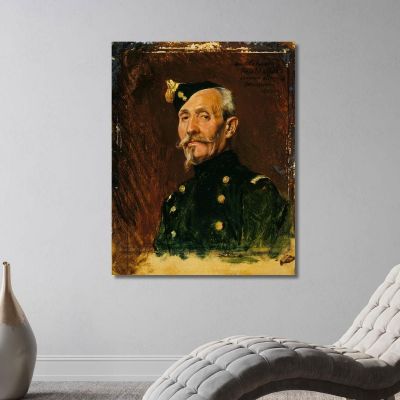 Colonel Félix Massue Ernest Meissonier ems14 canvas print 
