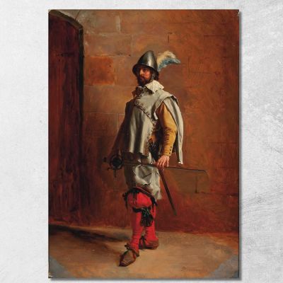 Soldier Ernest Meissonier ems28 canvas print 