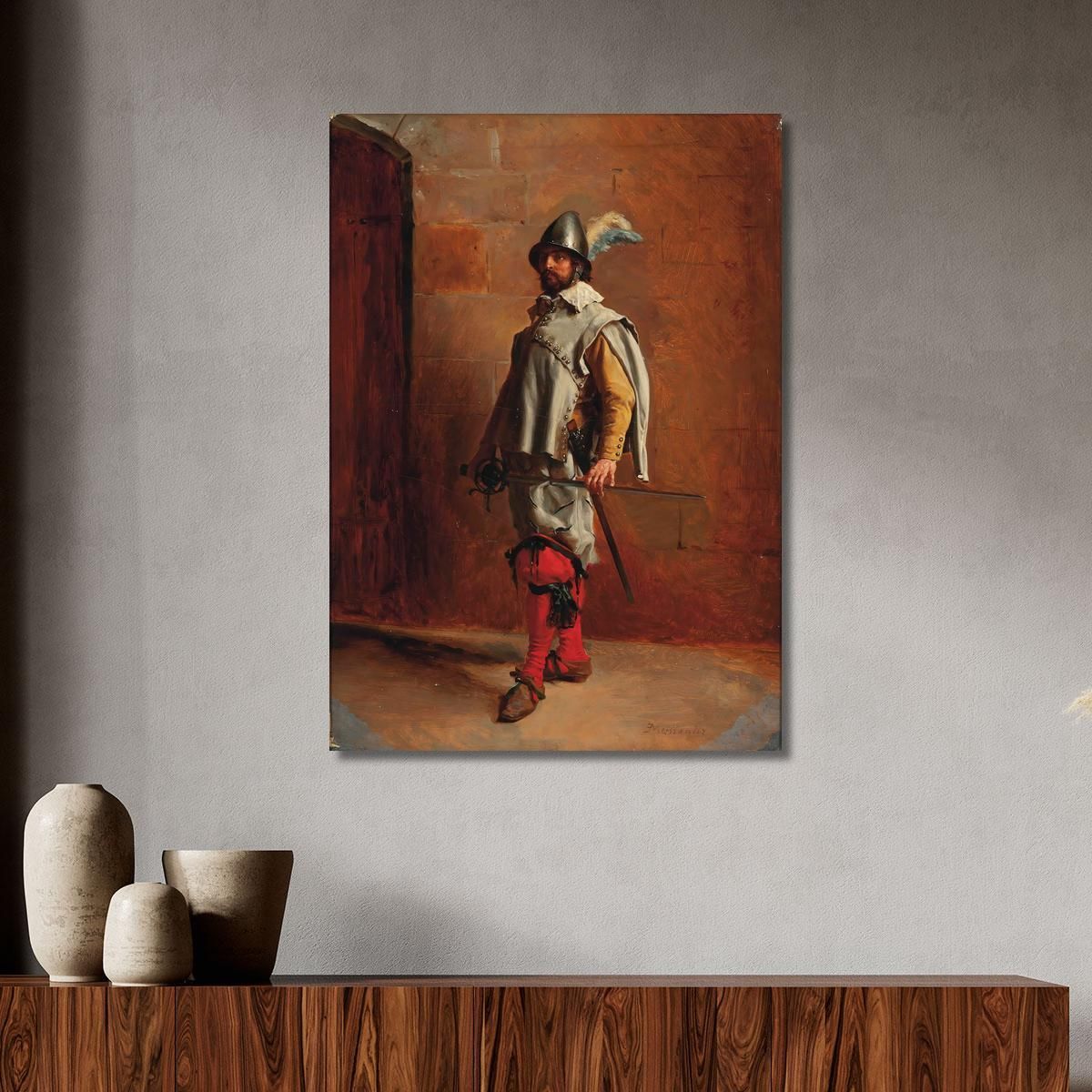 Soldier Ernest Meissonier ems28 canvas print 