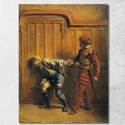 The Hired Assassins Ernest Meissonier ems36 canvas print 