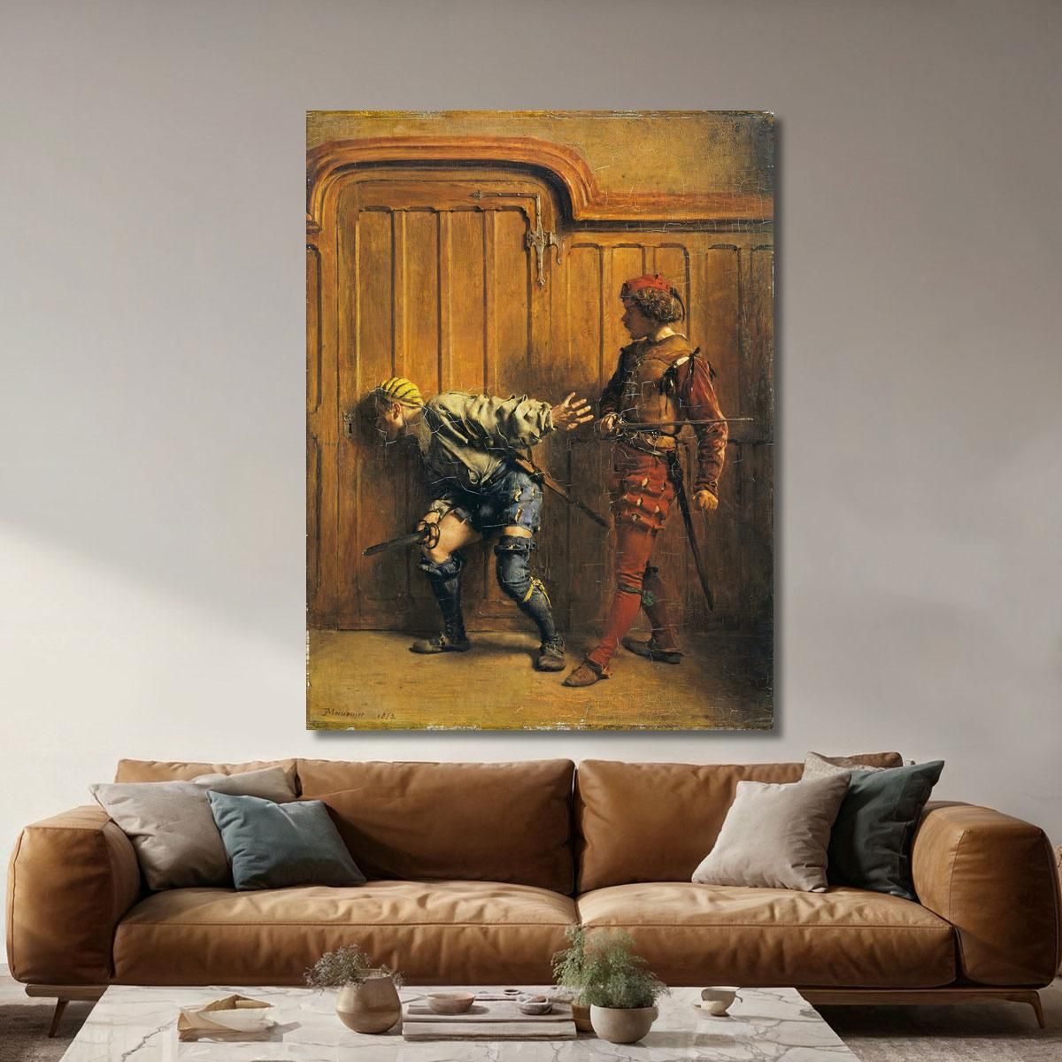 The Hired Assassins Ernest Meissonier ems36 canvas print 