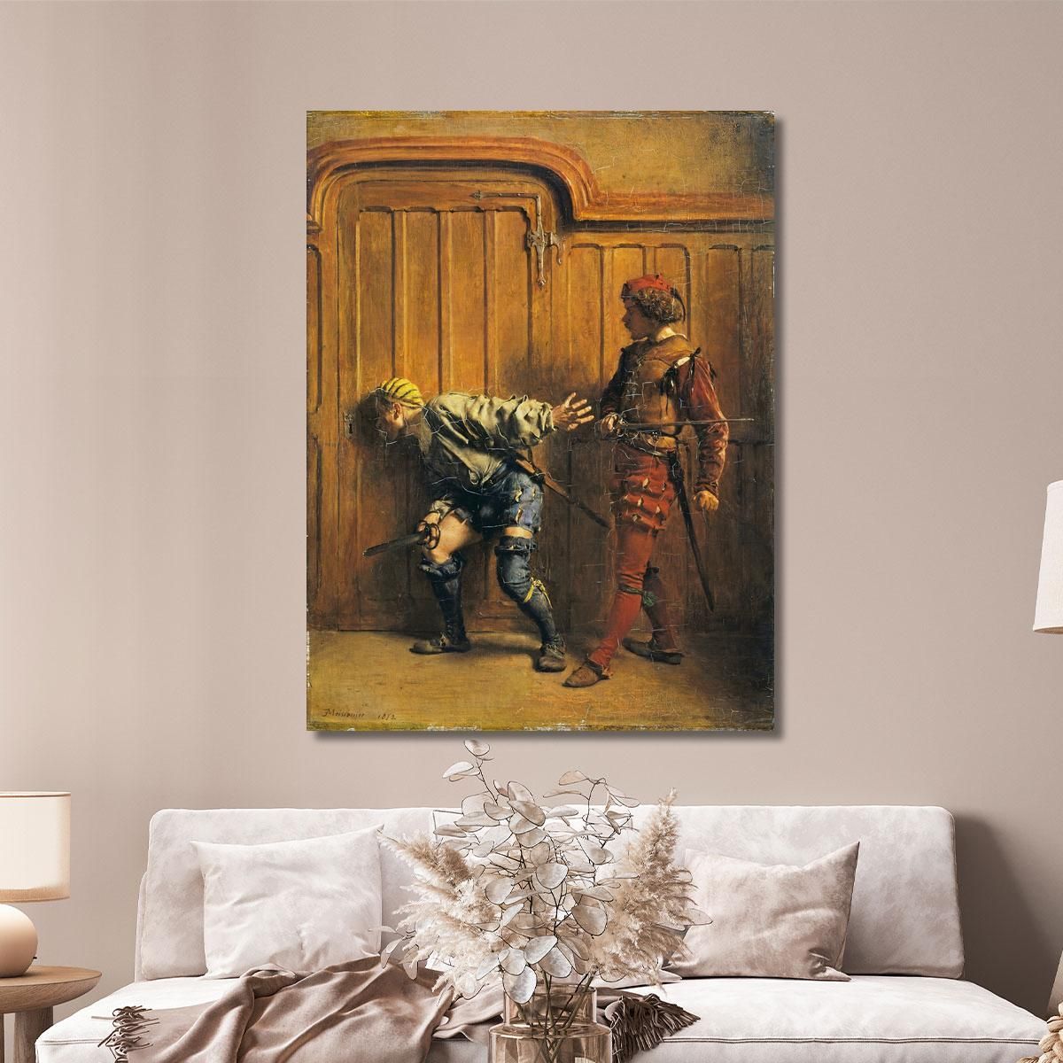 The Hired Assassins Ernest Meissonier ems36 canvas print 