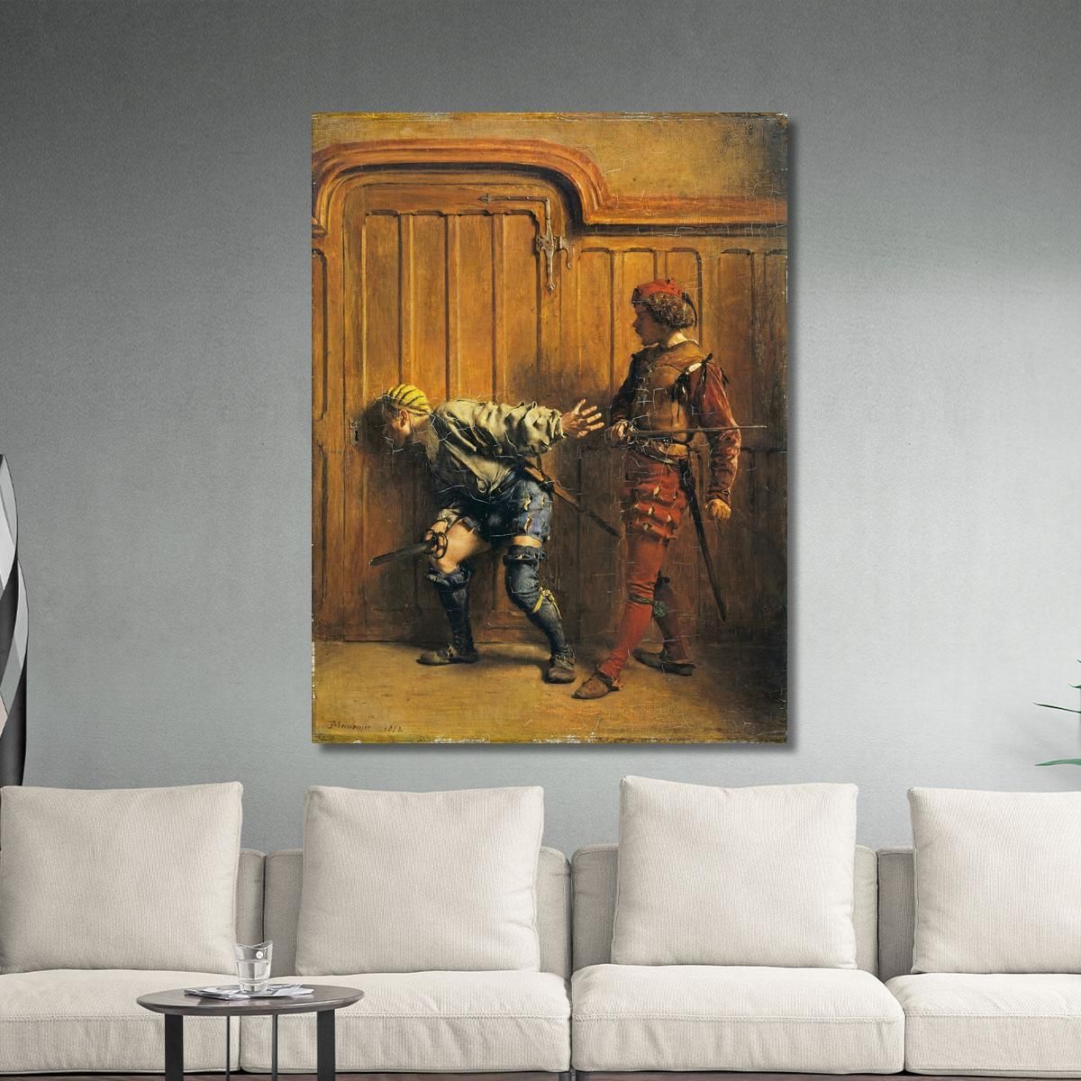 The Hired Assassins Ernest Meissonier ems36 canvas print 
