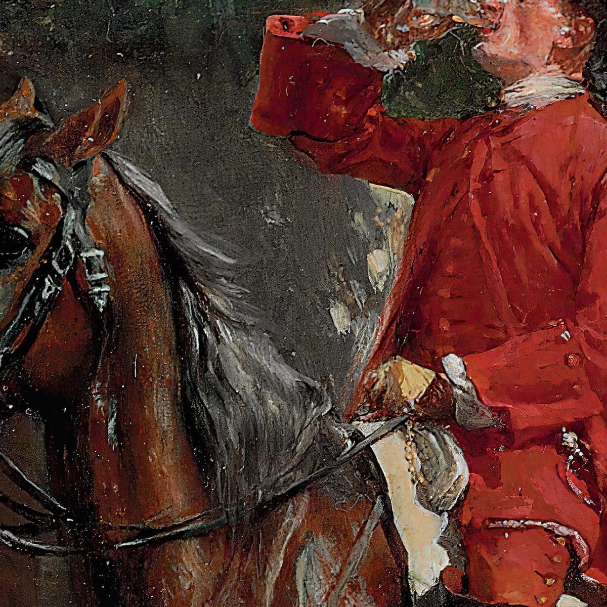 The Stirrup Cup Ernest Meissonier ems41 canvas print