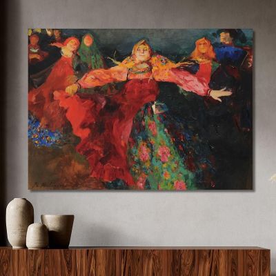 The Dance Filipp Malyavin fml17 canvas print 
